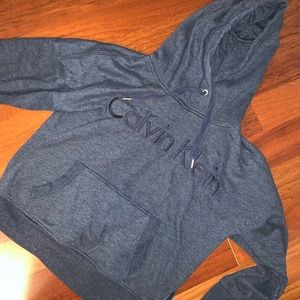 navy calvin klein sweatshirt / hoodie